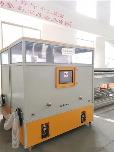 Schaumbohnen-Abfüllmaschine mit zwei Düsen